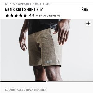 NoBull Project Knit Shorts 8.5”
